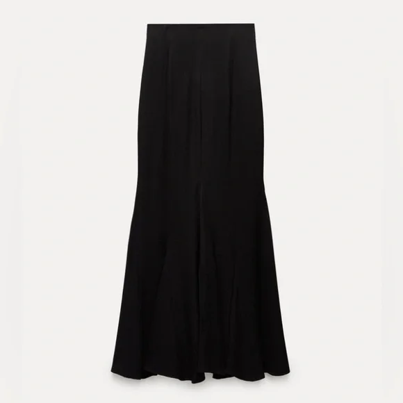Zara LONG SKIRT ZW COLLECTION. Black. Size S. New with Tags. - Picture 13 of 13
